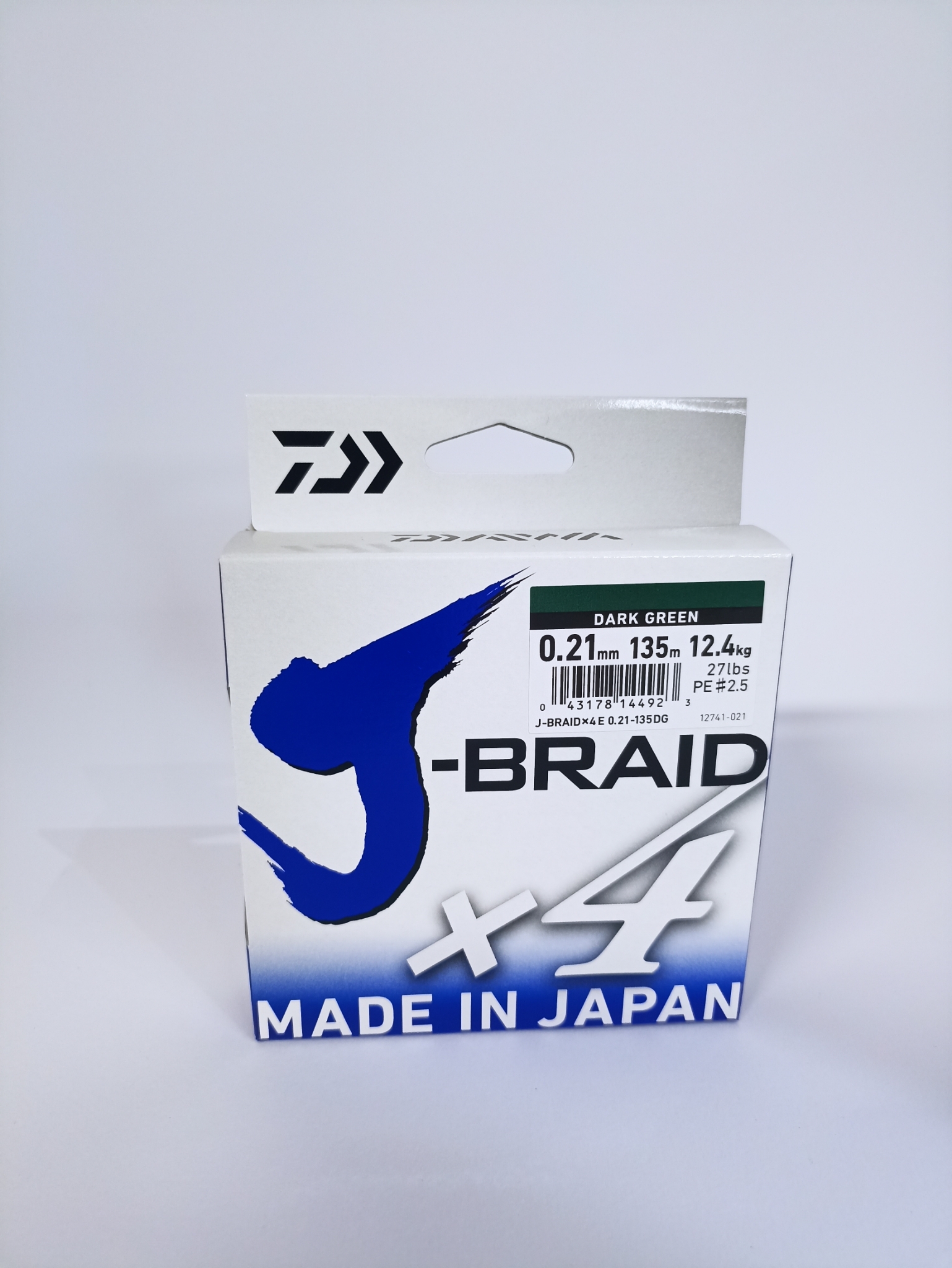 Daiwa J-Braid X4 135 mt Dark Green