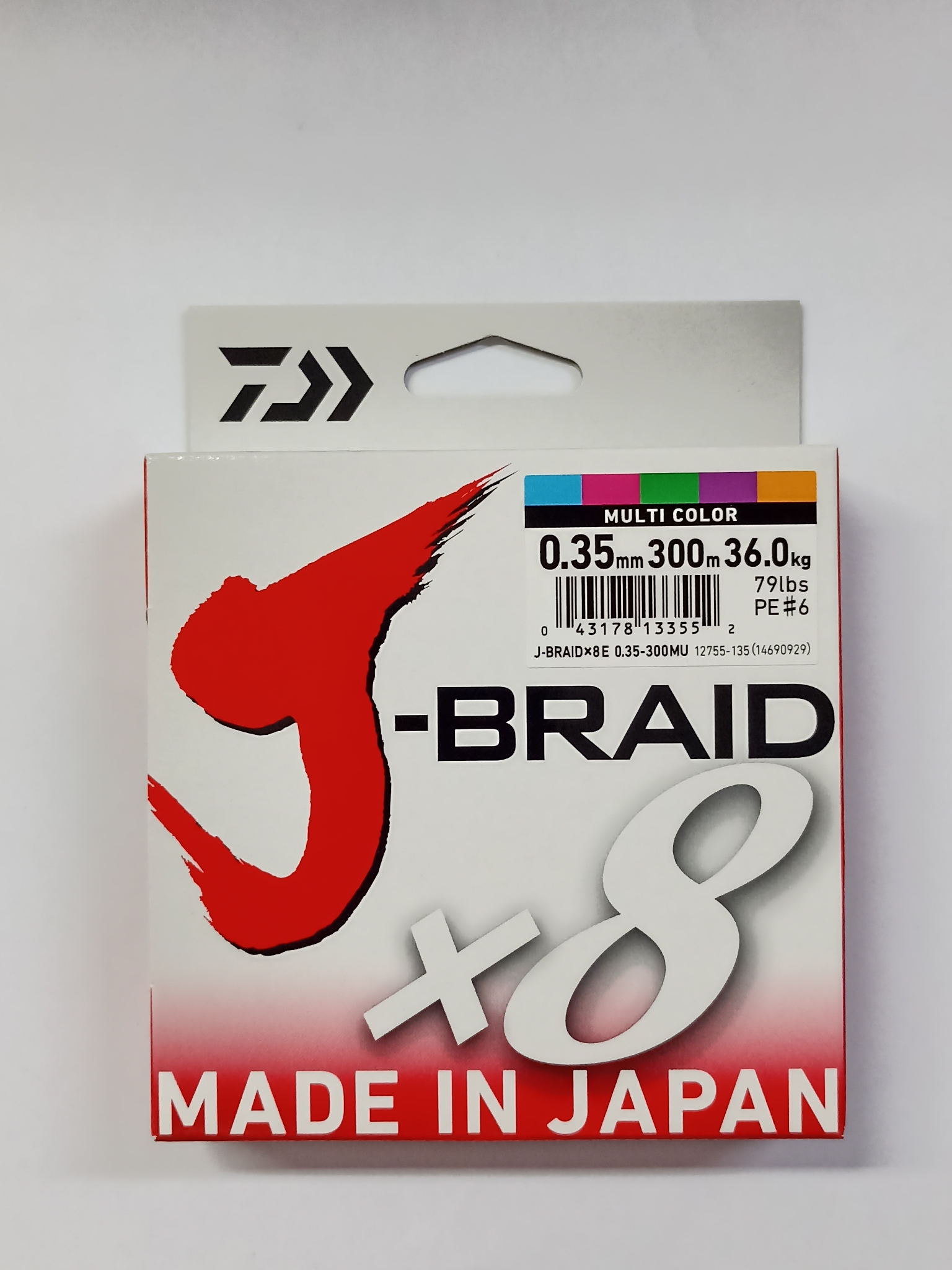 Daiwa J-Braid X8 300mt Multicolor