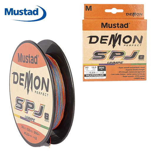 Mustad Demon SPJ X8 300mt Multicolor