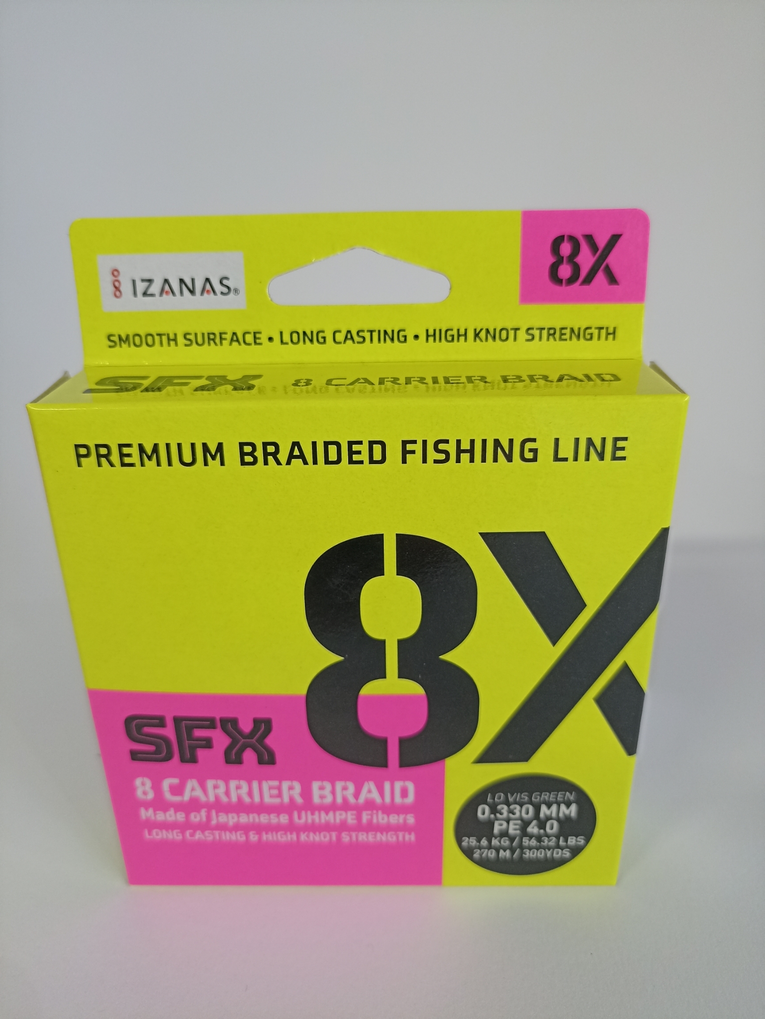 Sufix SFX 8X Low vis green 270mt