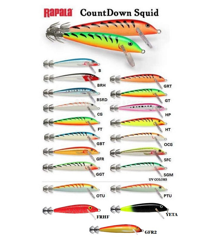 Rapala Countdown Squid 9cm