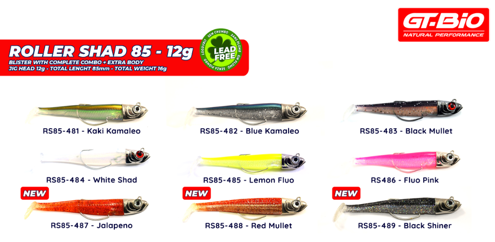 GT-BIO  Roller Shad 85 12 gr