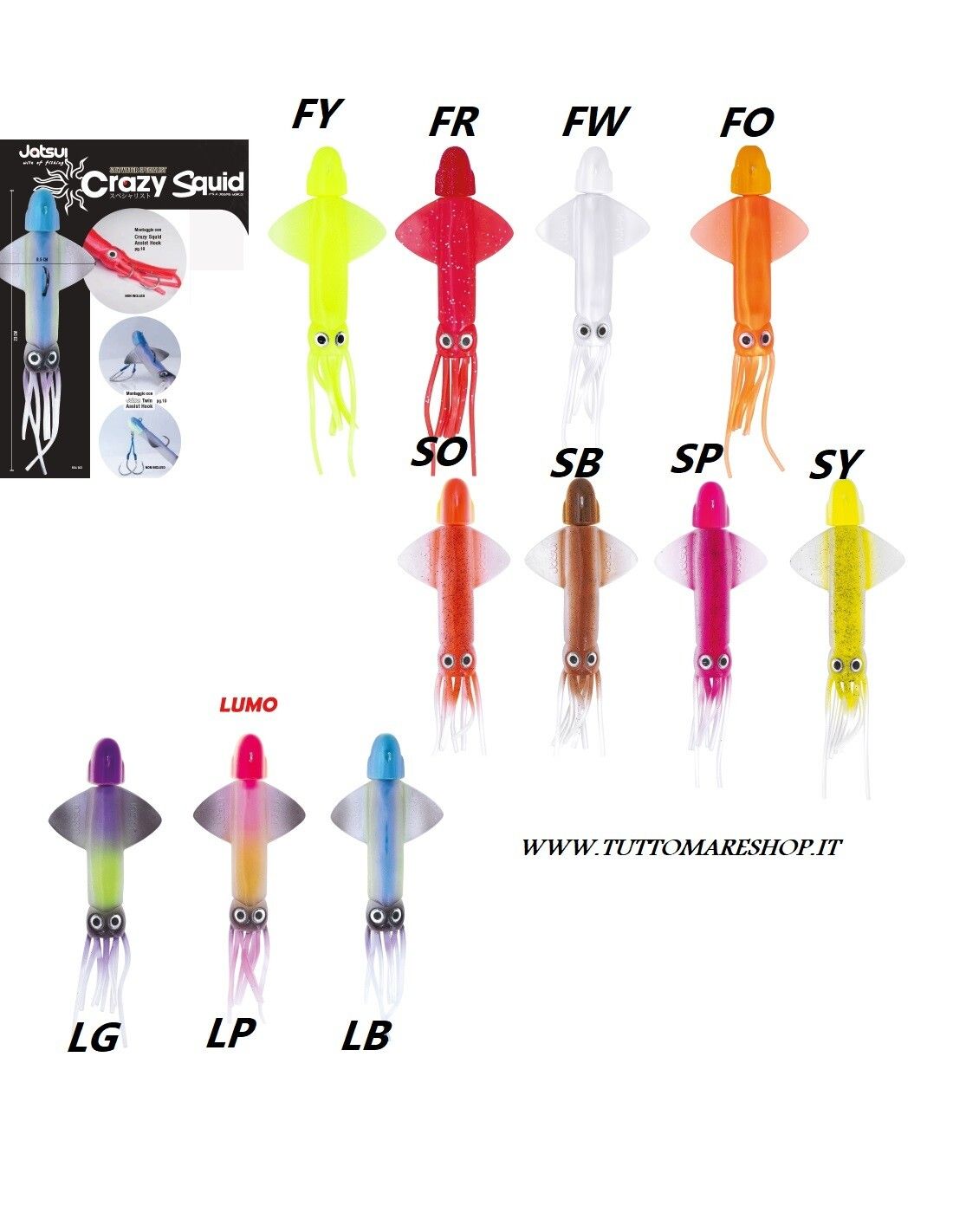 Jatsui Crazy Squid 150 gr - IN OFFERTA!