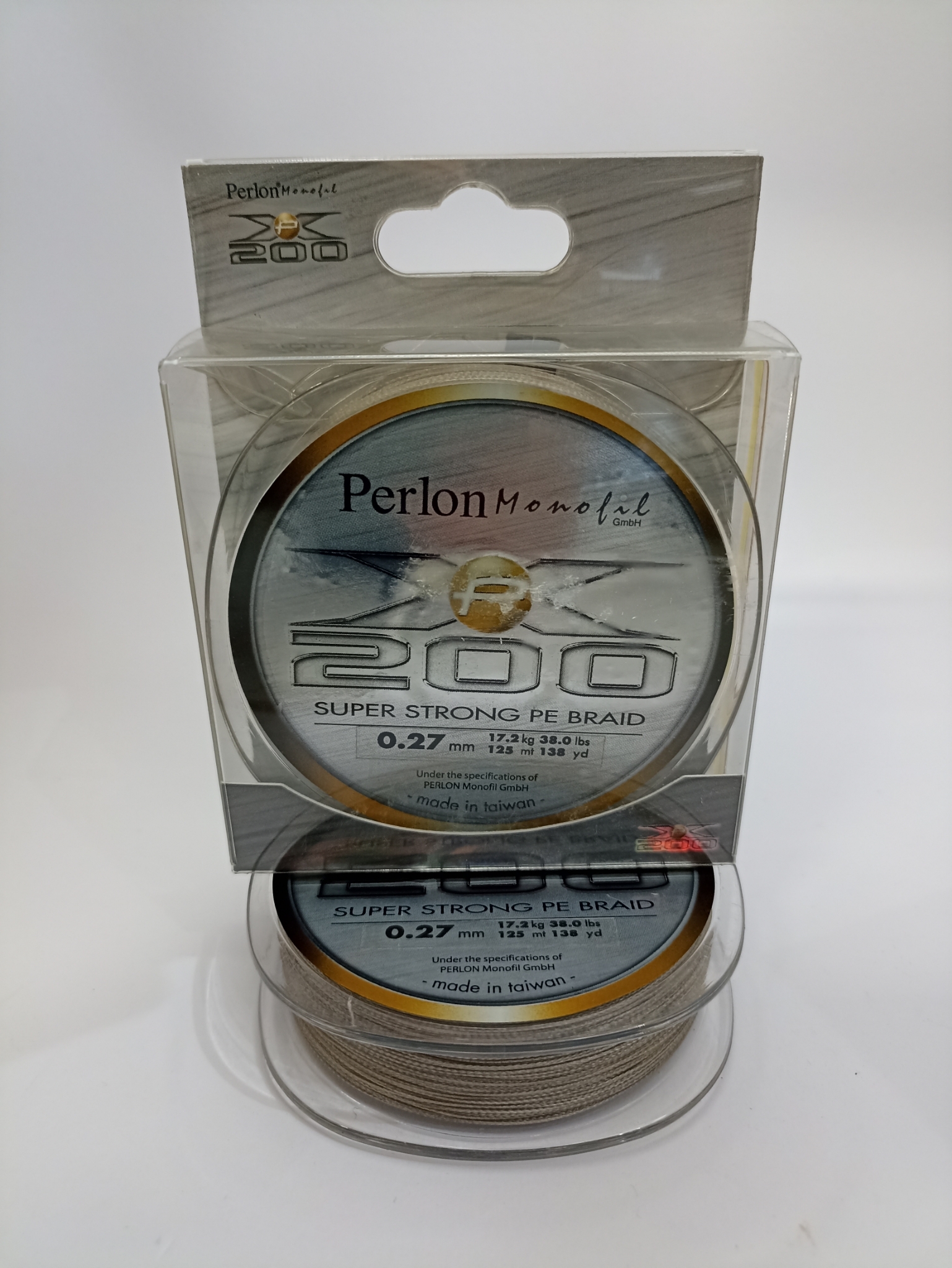 Trecciato Perlon X200 125mt. Silver