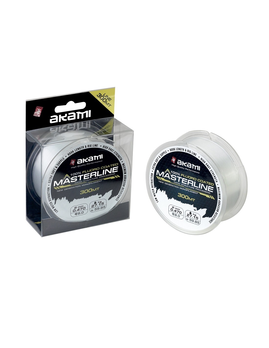 Akami Masterline 300 mt Fluorocoated