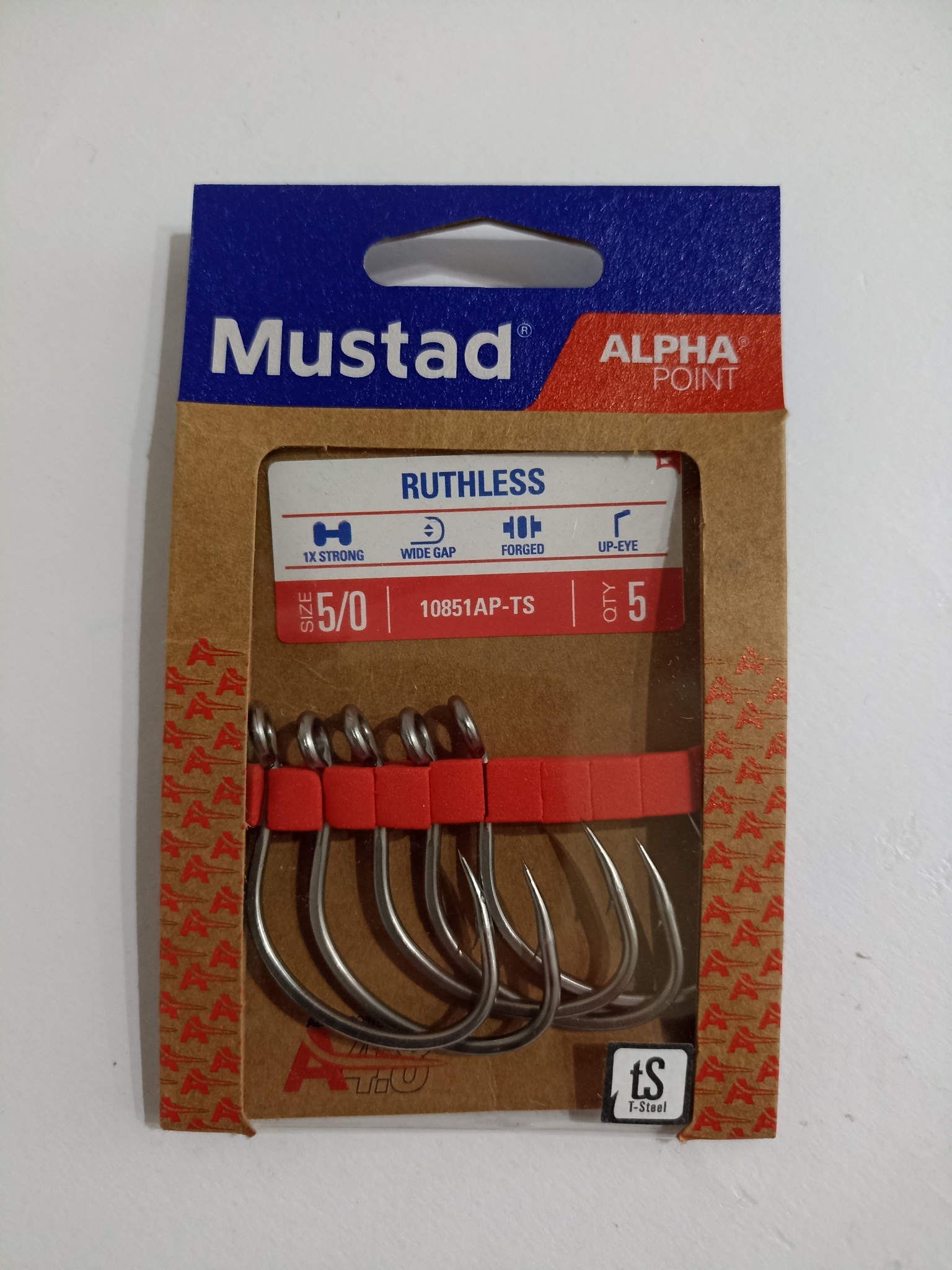 Mustad Alphapoint Ruthless Eyed 10851AP