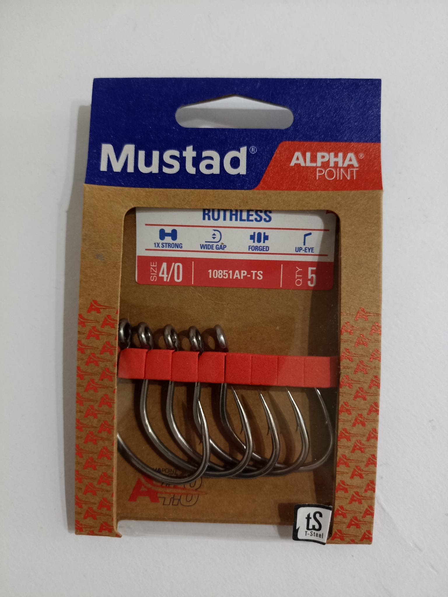 Mustad Alphapoint Ruthless Eyed 10851AP