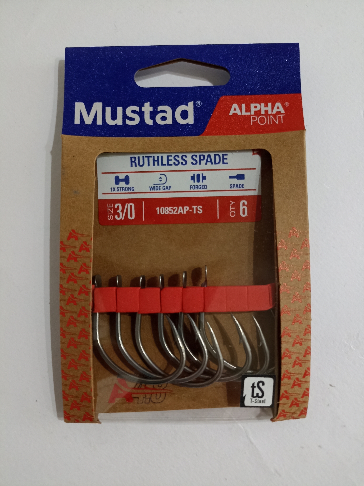 Mustad Alphapoint Ruthless Eyed 10851AP