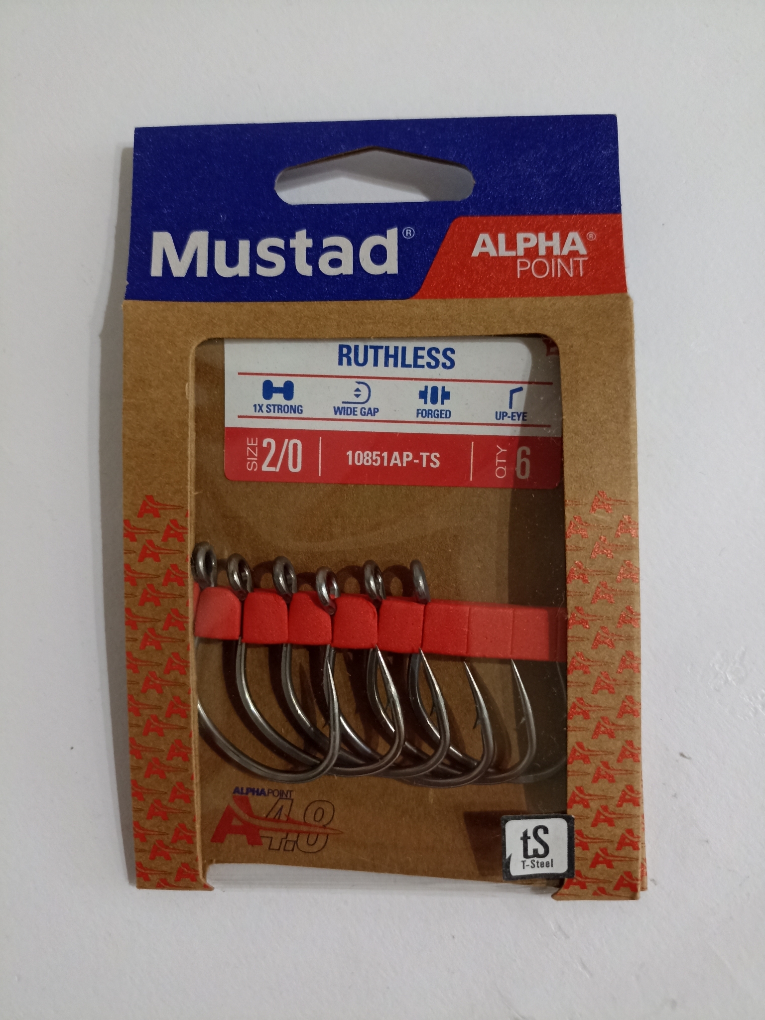 Mustad Alphapoint Ruthless Eyed 10851AP