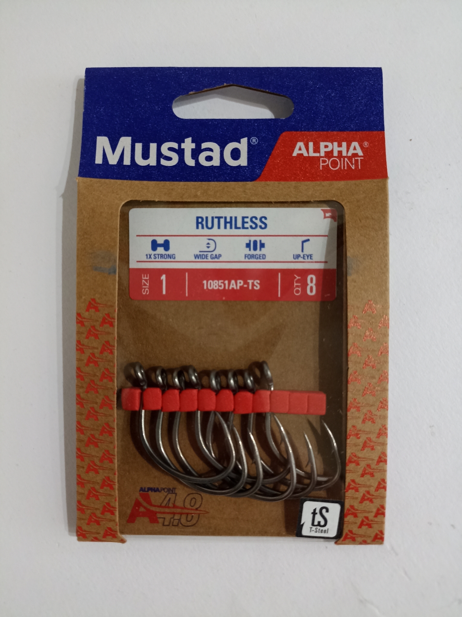 Mustad Alphapoint Ruthless Eyed 10851AP