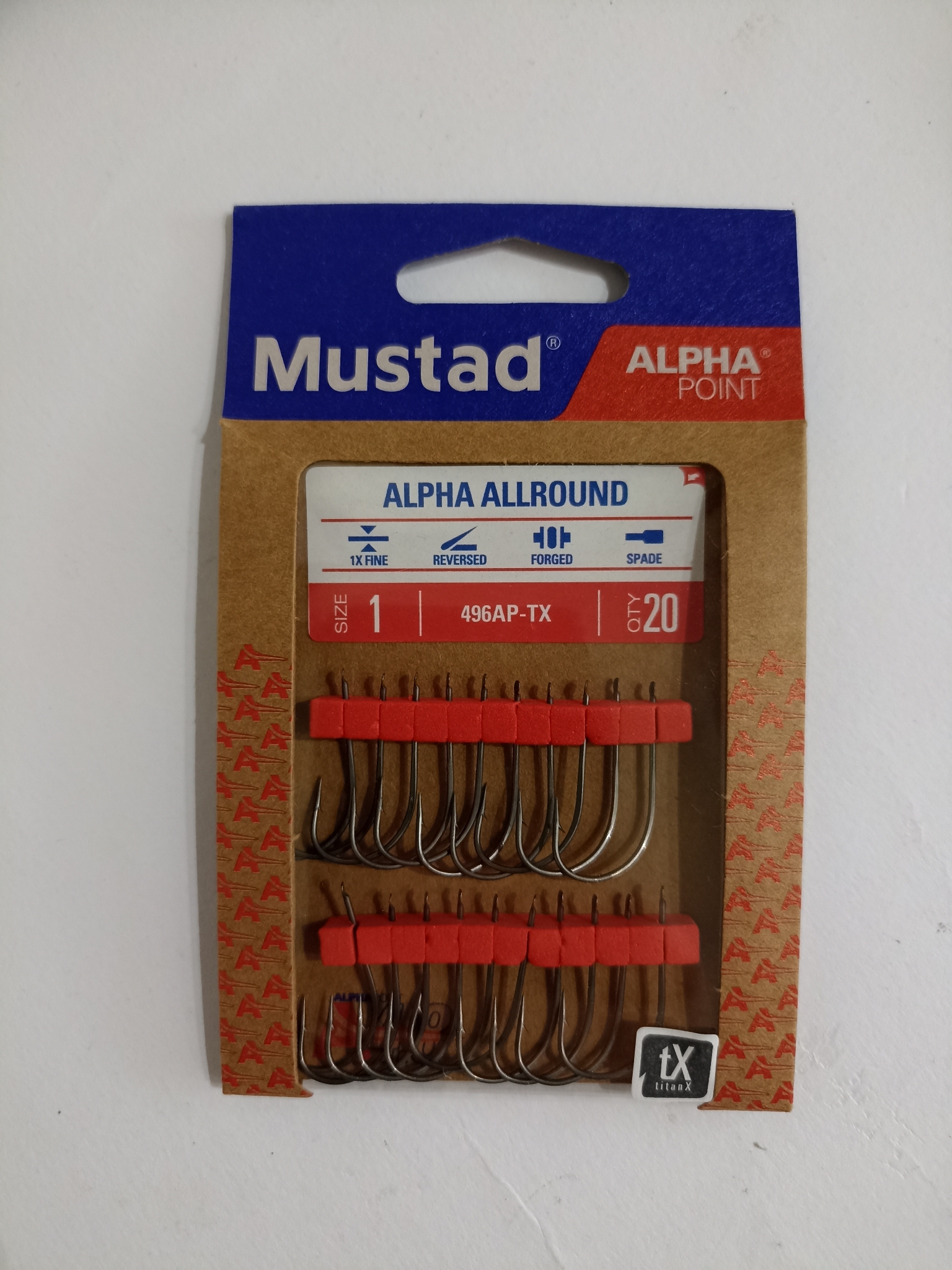 Mustad Alpha Allround Spades 496AP-TX