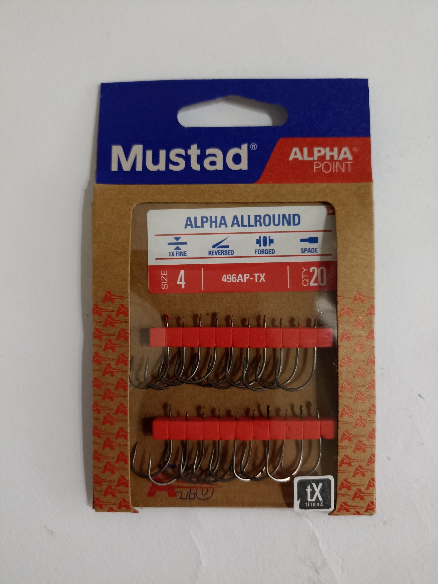 Mustad Alpha Allround Spades 496AP-TX