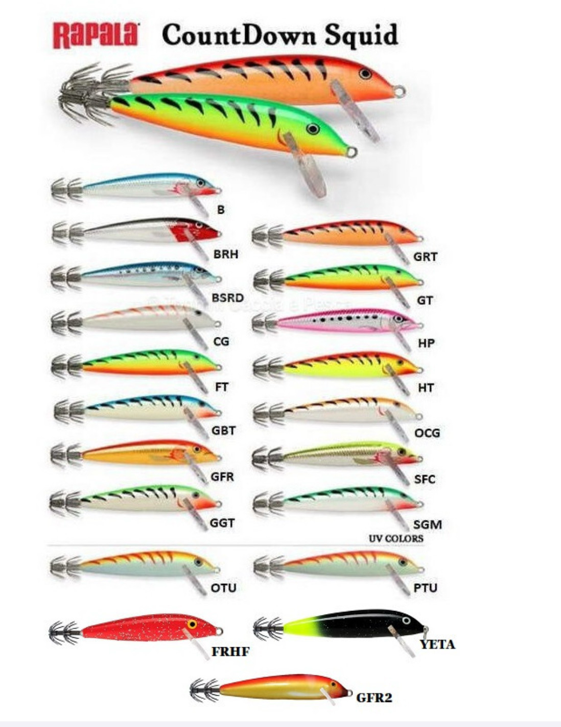 Rapala Countdown Squid 11cm