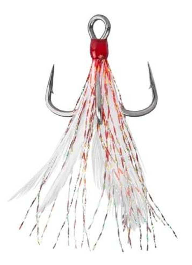 Ancoretta Mustad con Piuma Rossa