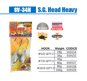 Decoy Salt Groove Heavy Head 2 Pcs
