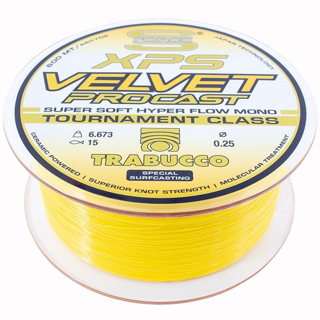 Trabucco XPS Velvet Procast 600mt giallo
