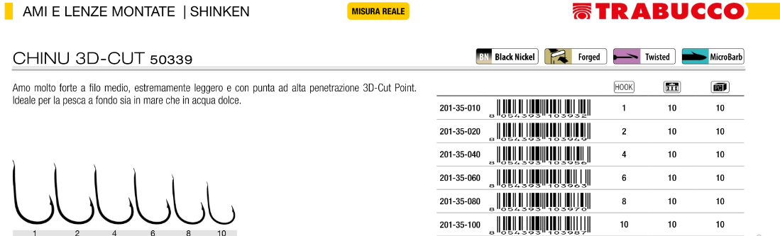 Trabucco Shinken 50339 CHINU