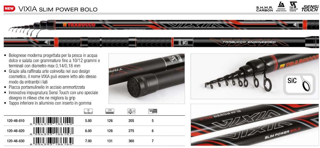 Trabucco Vixia Slim Power Bolo