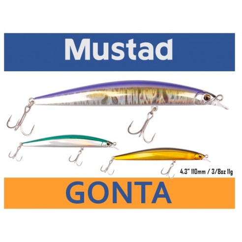 Mustad Gonta Minnow 110mm - 14gr - (Sinking)