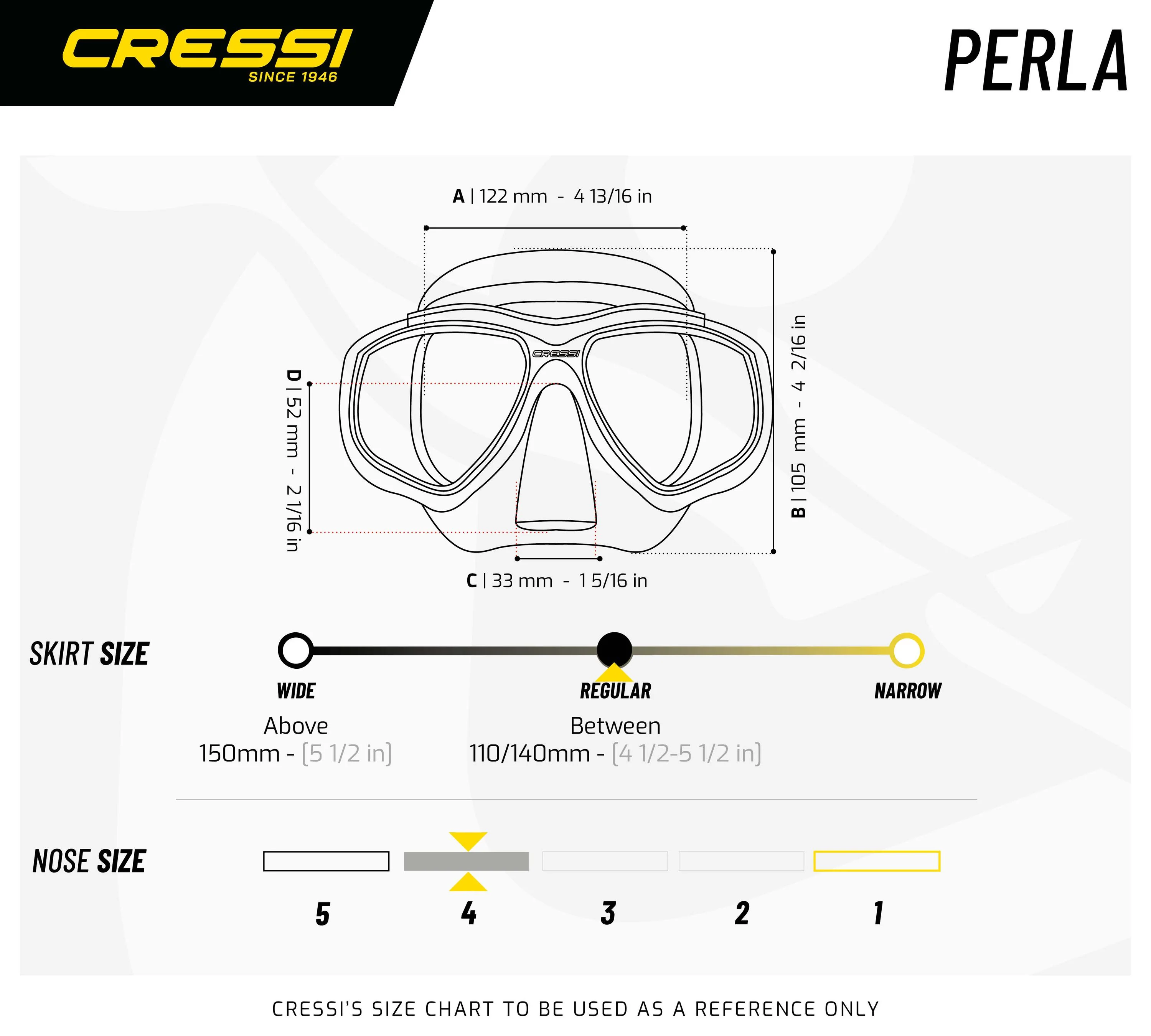 Cressi Maschera Perla