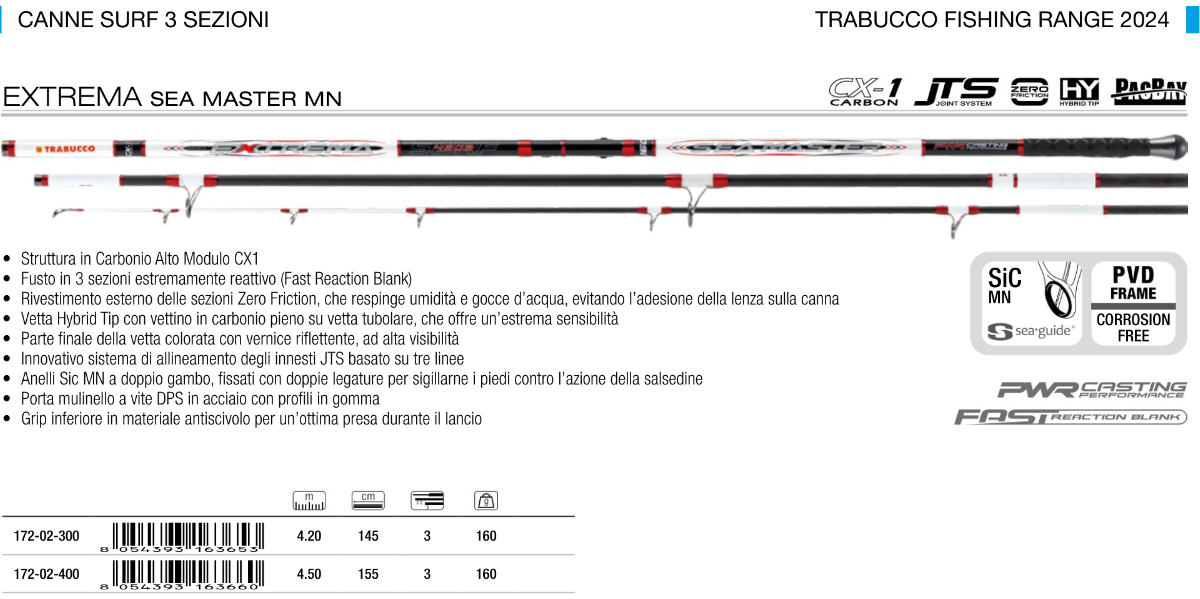 Trabucco Extrema Sea MN (160g)