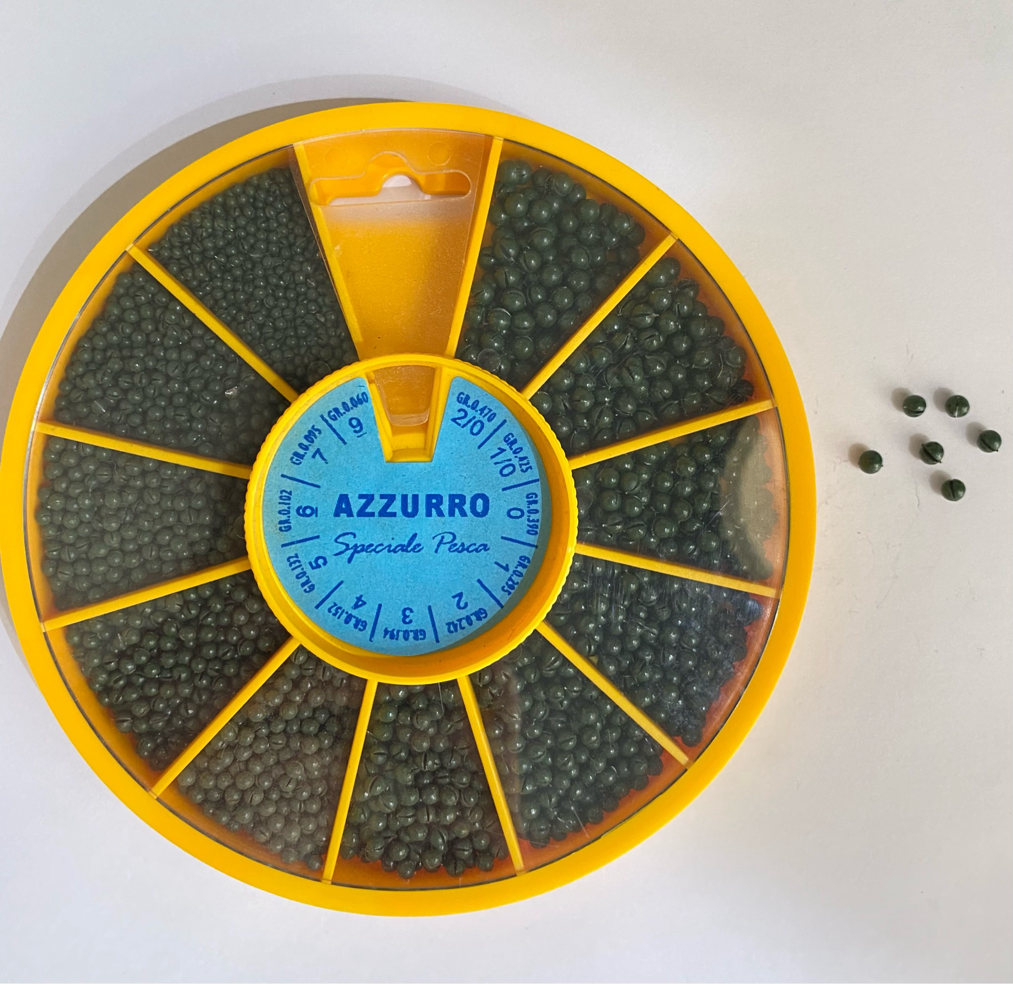 Azzurrro Mascotte Pallini spaccati