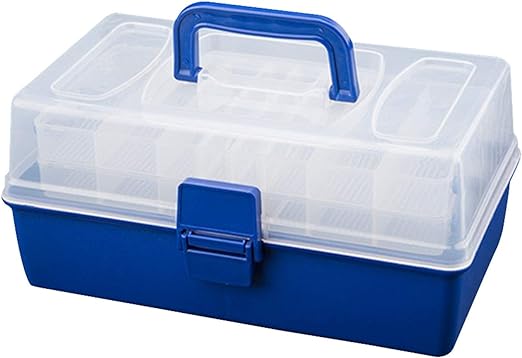 Cassetta 3 ripiani Porta Accessori da Pesca