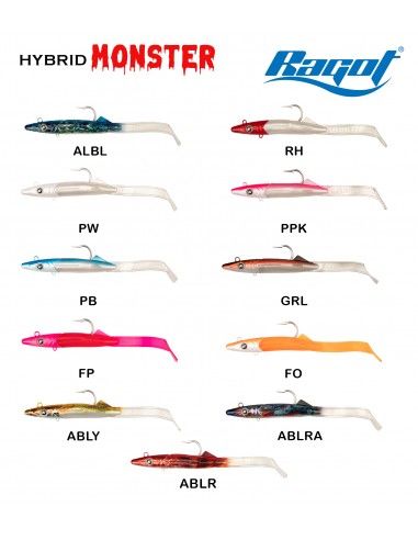 Raglou Hybrid Monster 180 - 101 gr - CF 2 PEZZI