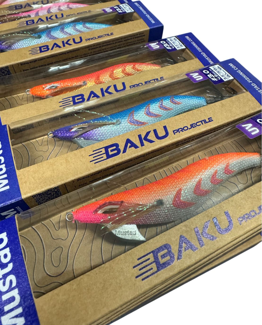 Mustad Baku Squid Jig - Size #3.5 - 105mm - 120 - 5.5sec/m