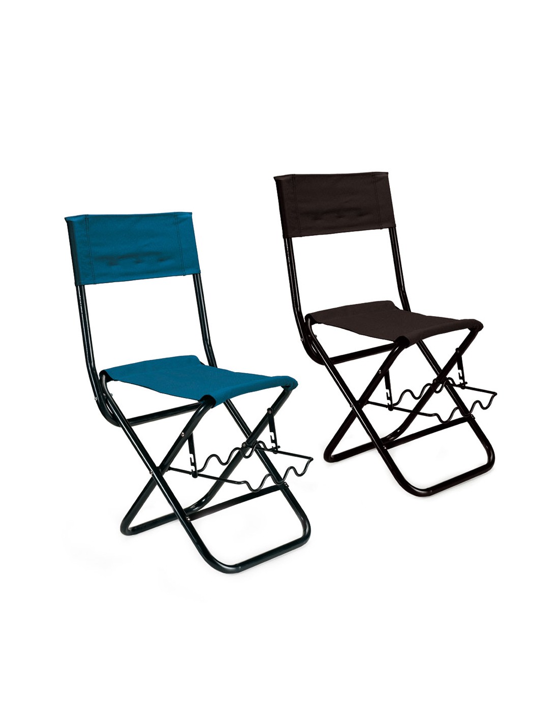 Sedia pieghevole con Portacanne