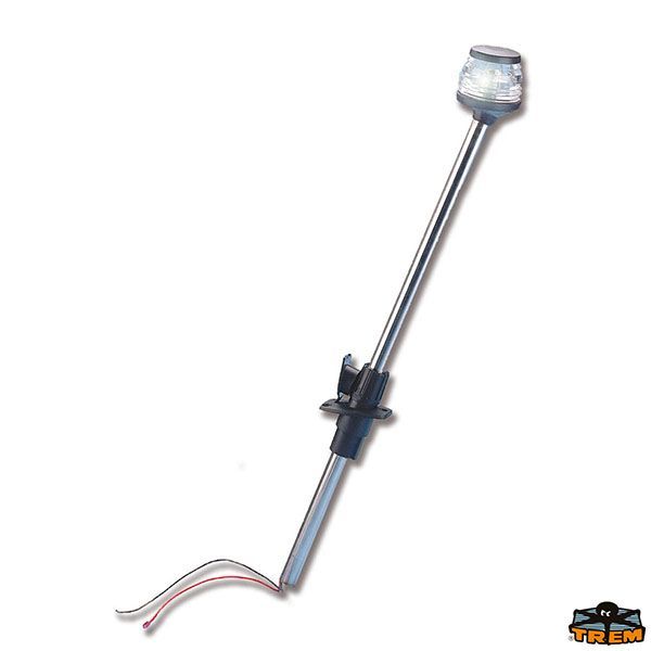 Asta fanale alogena retrattile