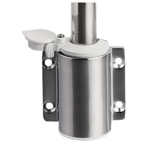 Fanale 360 con Asta 100 cm inox a Parete