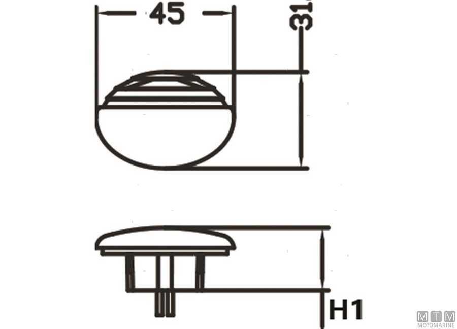 LUCI DI CORTESIA LED 12V ELLIPTIC PL