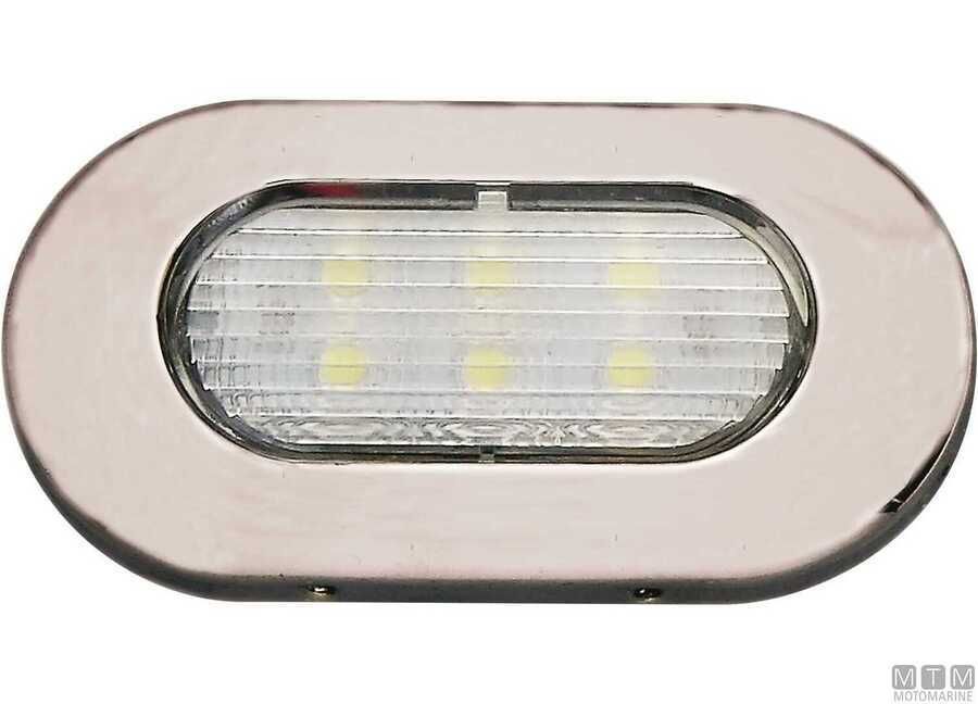 LUCE IMPERMEABILE LED ELLIPTIC TOP INOX