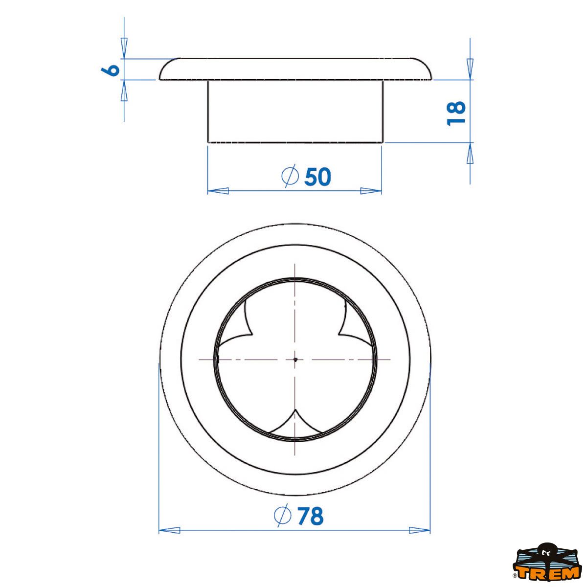 Lampada a led da incasso a parete senza interruttore