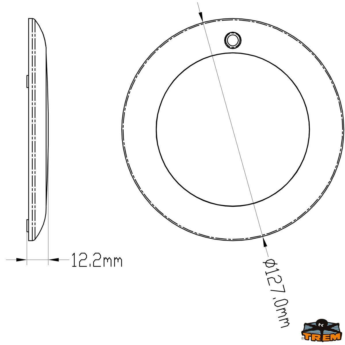 Plafoniera a LED senza incasso
