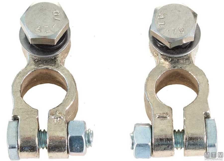 Morsetti batteria per amperaggi elevati