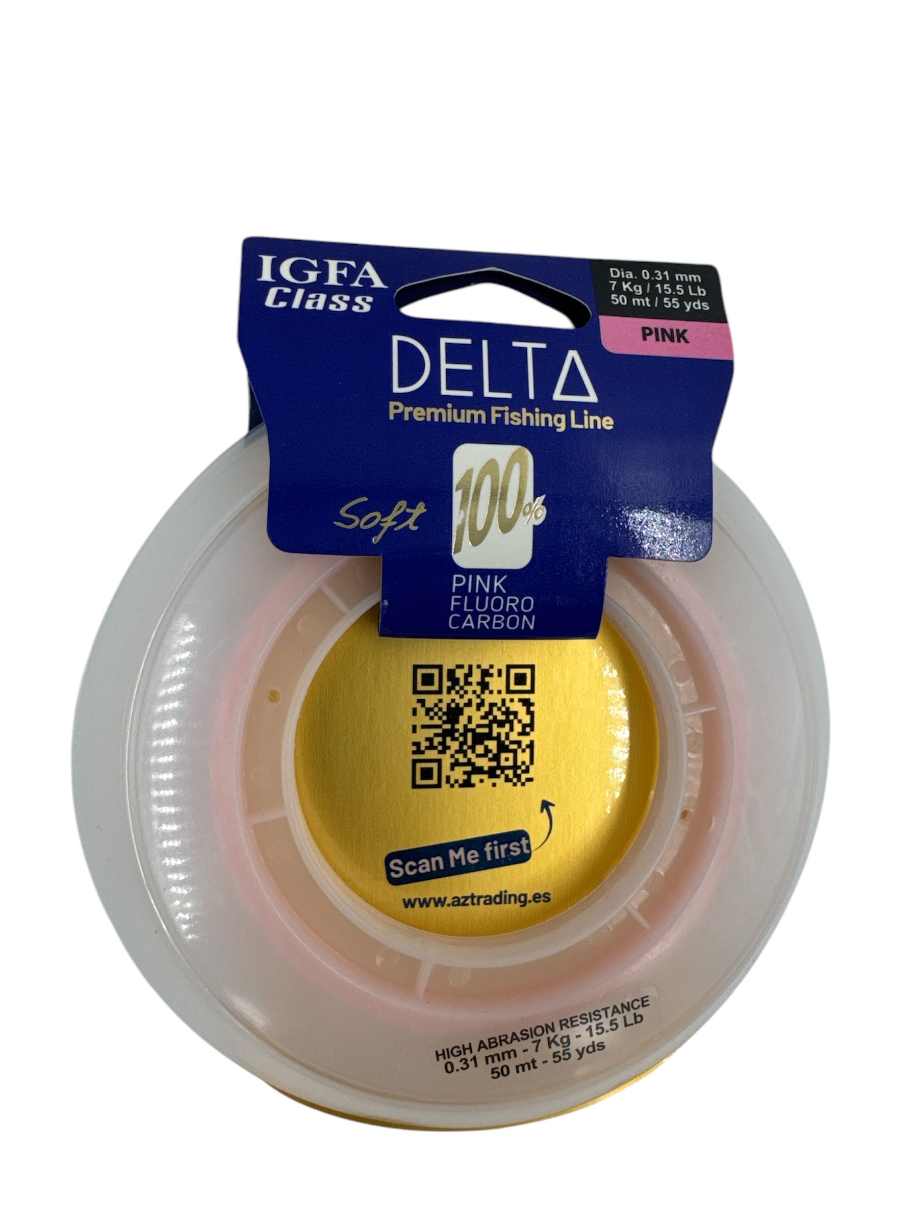 Delta Pink - 100% Fluorocarbon 50mt