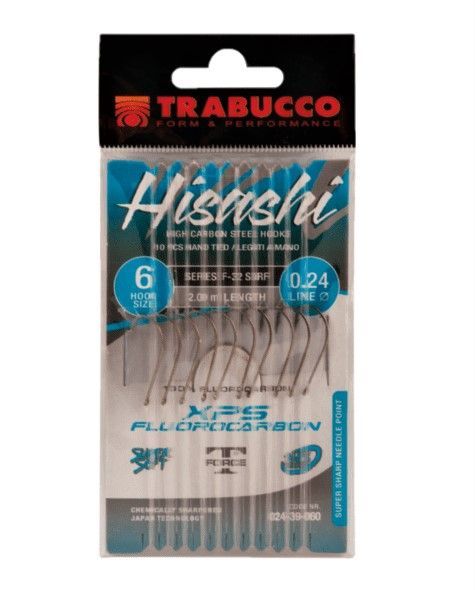 Trabucco Hisashi F-32 legati con Fluorocarbon 200cm