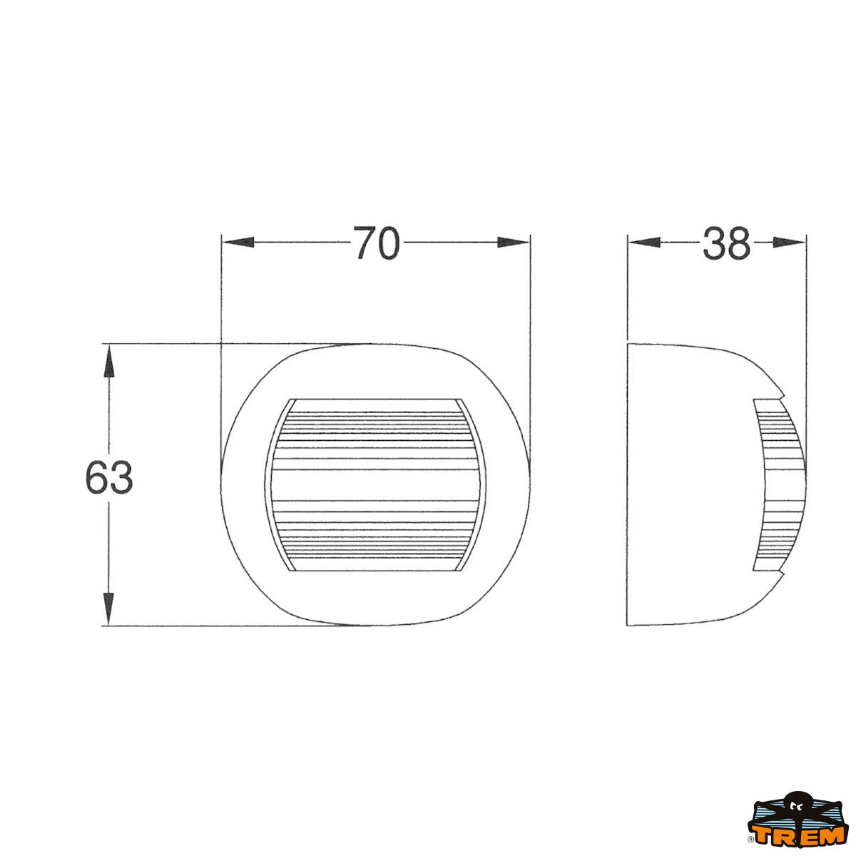 Fanali di via alogeni Orsa Minore 12V Bianco
