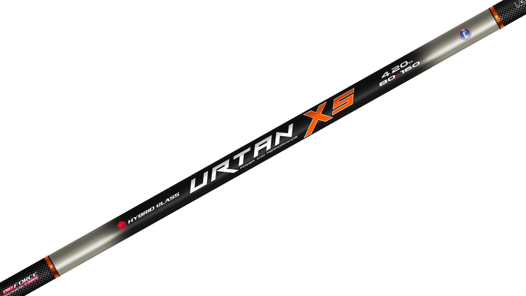 Colmic Urtan X-5 - 4.20mt - (80-160gr) - Hybrid Glass Tip - Fuji KW O-Ring + DPS