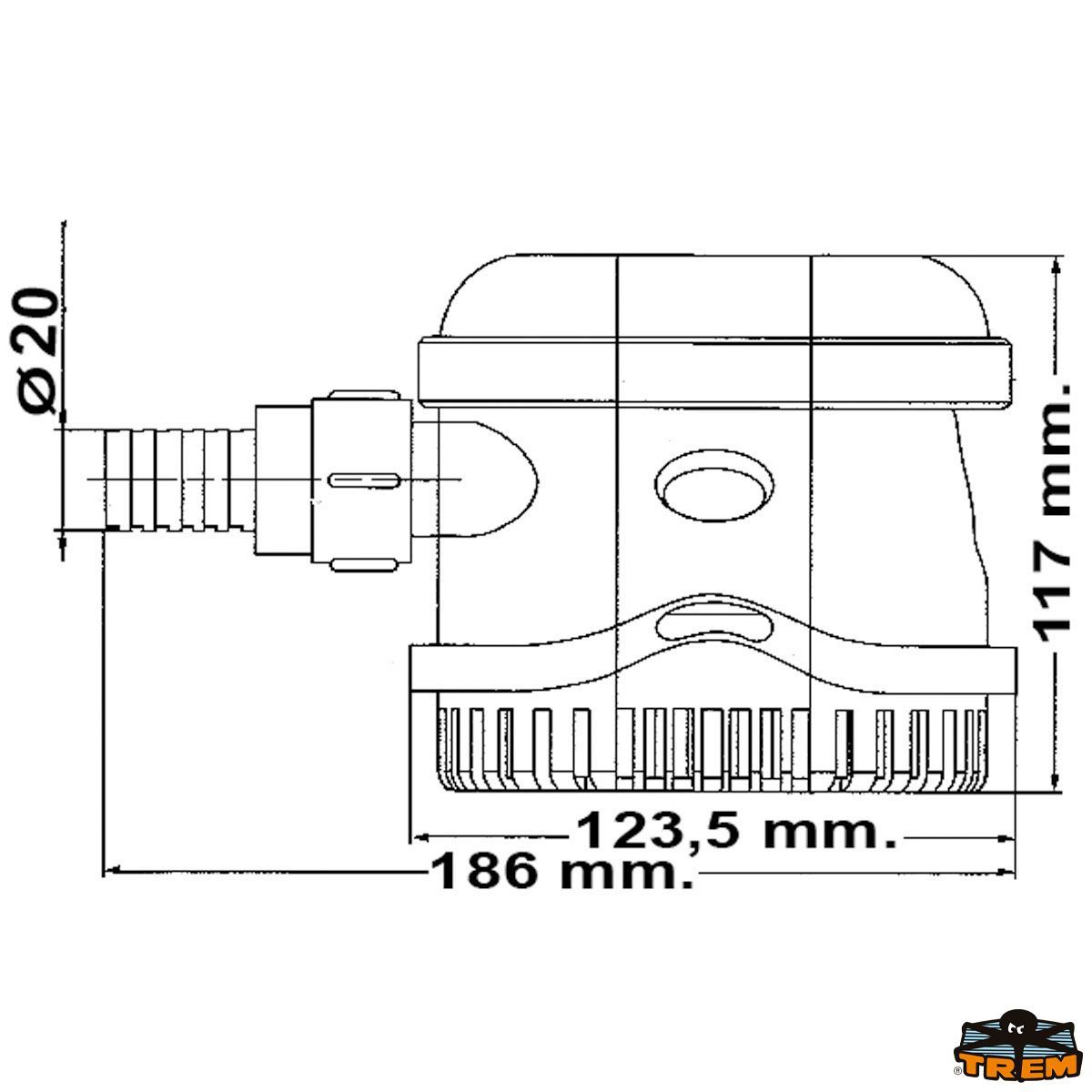 Pompa di sentina automatica