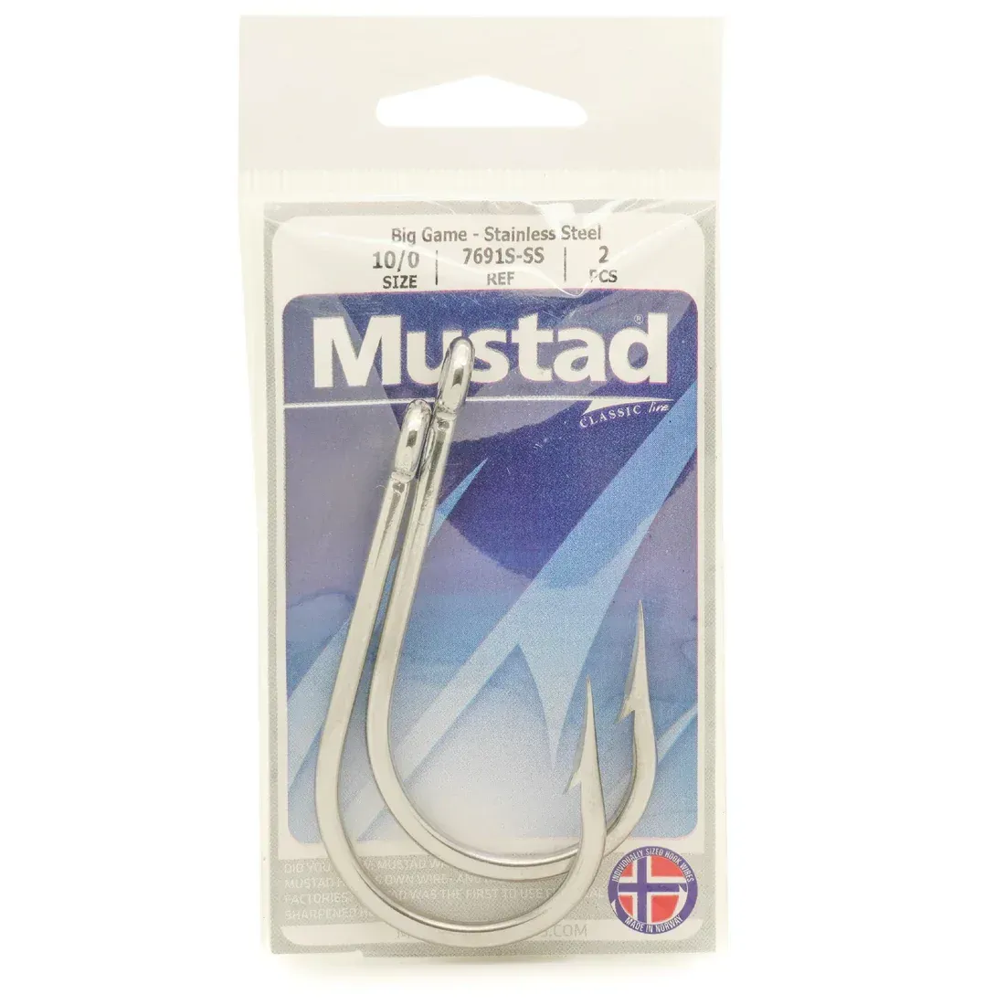 Mustad 7691SS- Southern & Tuna Big Game Hook
