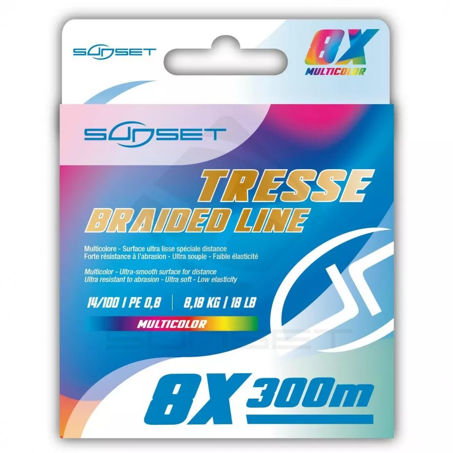 Sunset Tresse X8 - Multicolor - 300m