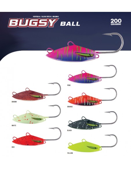 Jatsui Bugsy 200gr - Testa Piombata Verticale