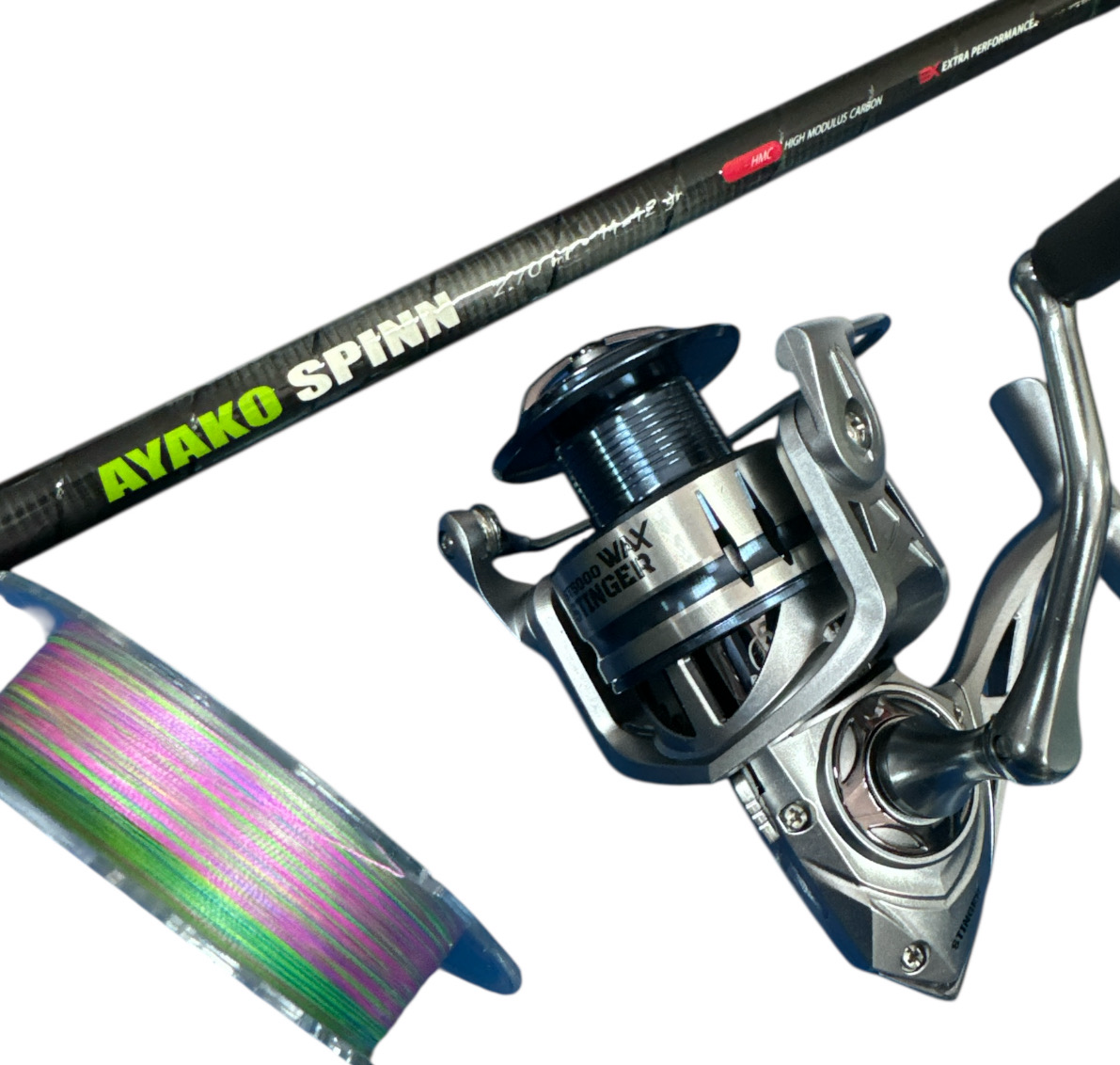 Combo Spinning Ayako X Stinger: Ayako Spin 2.70mt + Wax Stinger 5000 + Jatsui Striker 300mt 0.18mm