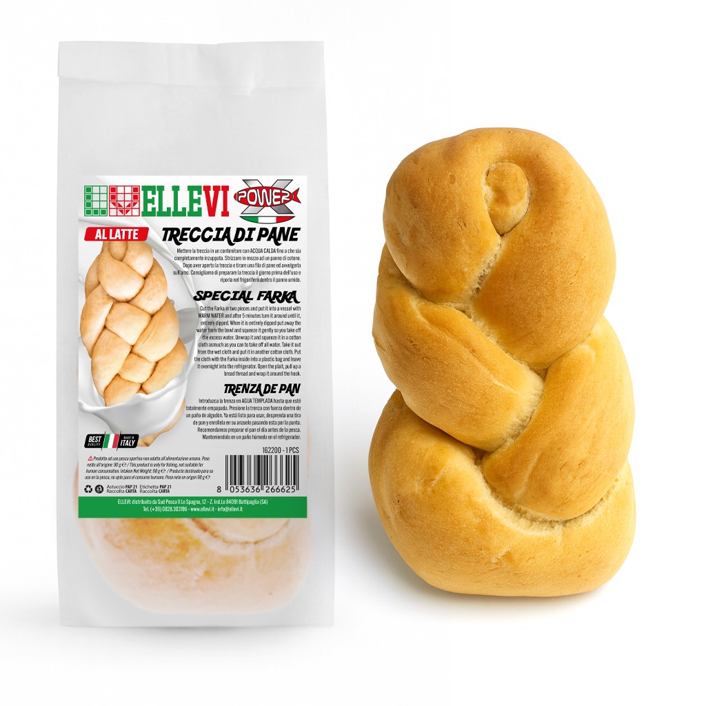 Treccia di Pane Ellevi – Esca pronta e resistente per pesca in mare