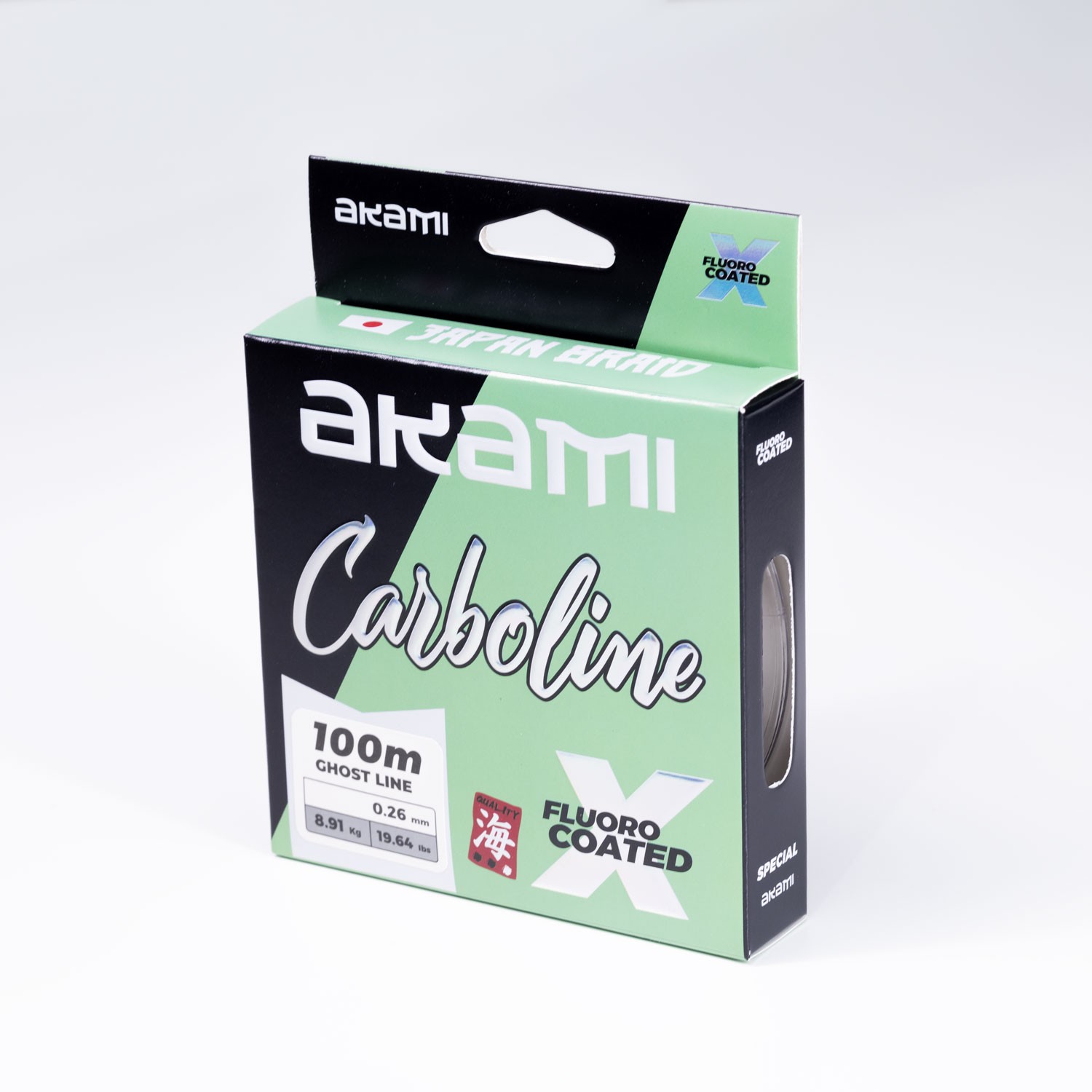 Monofilo Akami CARBOLINE FLUOROCOATED con rivestimento fluorocarbon per prestazioni pro-level