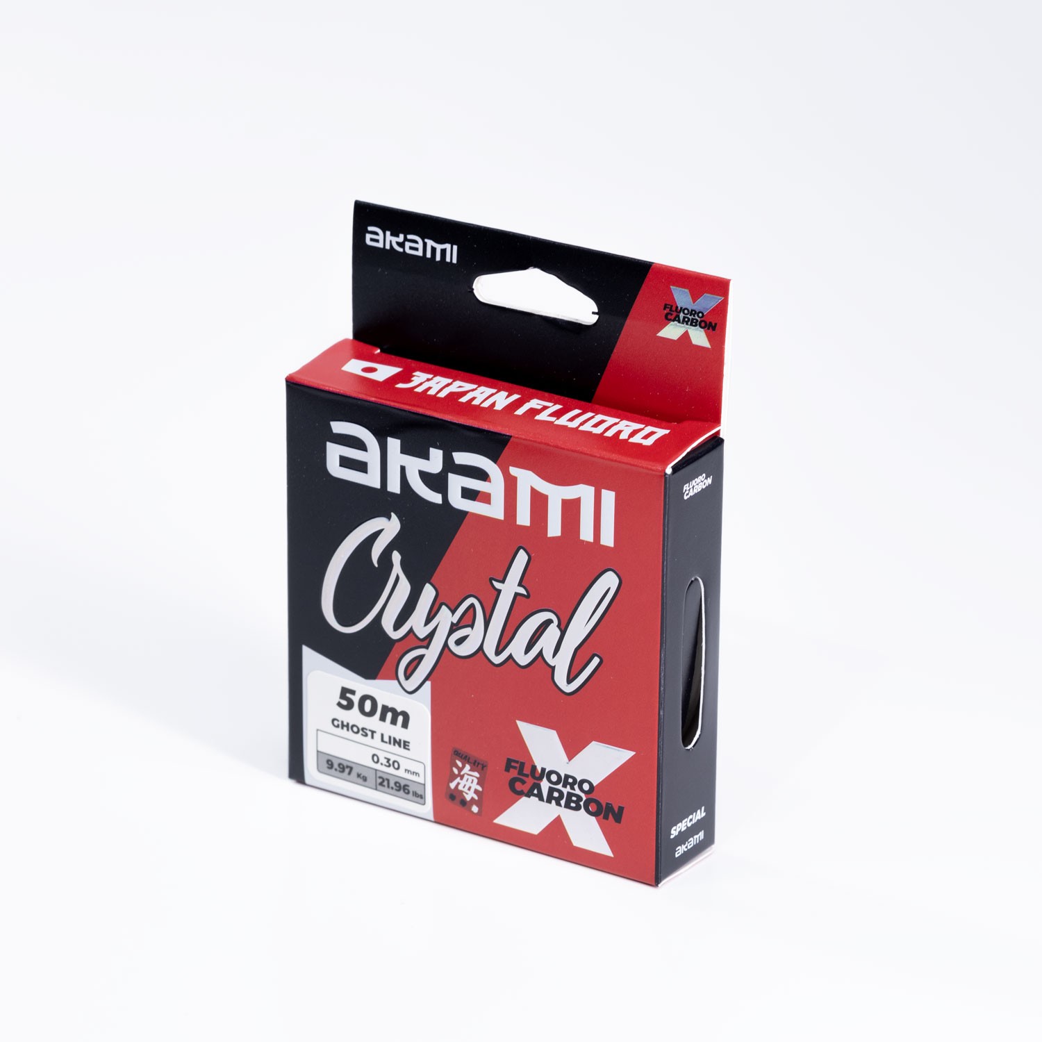 Fluorocarbon Akami CRYSTAL ad alte prestazioni, ideale per terminali e pesca pro-level